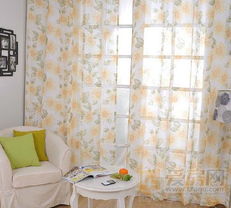 午后陽光溫馨味 15款百元內黃色窗簾，點亮家居柔色時光